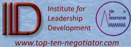 Institute forLeadershipDevelopment www.top-ten-negotiator.com